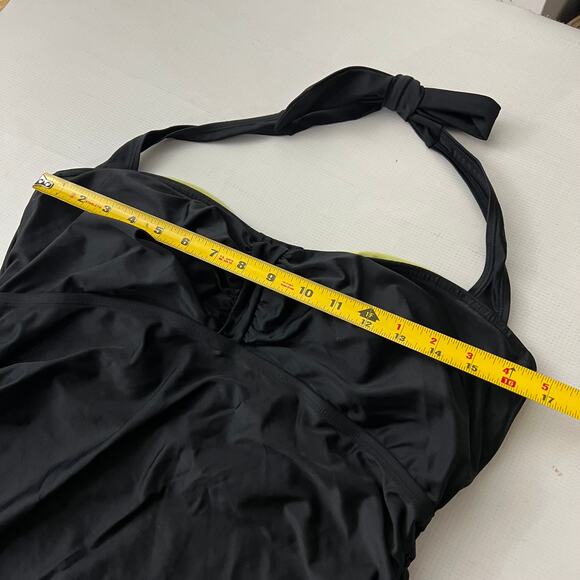 Athleta Sara Bra Cup Halter Tankini Swimsuit Size 40 D/DD - Picture 4 of 10